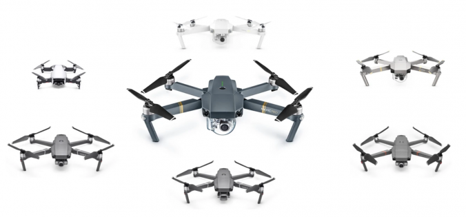 DJI Drone lineup